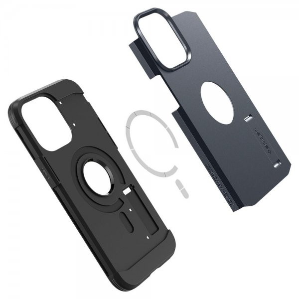 Spigen iPhone 14 Pro Cover Tough Armor MagFit Metal Slate