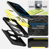 Spigen iPhone 14 Pro Cover Tough Armor MagFit Sort