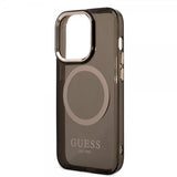 Guess iPhone 14 Pro Cover Translucent MagSafe Sort