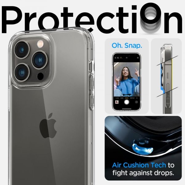 Spigen iPhone 14 Pro Cover Ultra Hybrid Crystal Clear