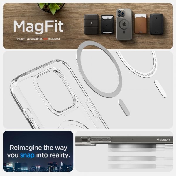 Spigen iPhone 14 Pro Cover Ultra Hybrid MagFit Carbon Fiber