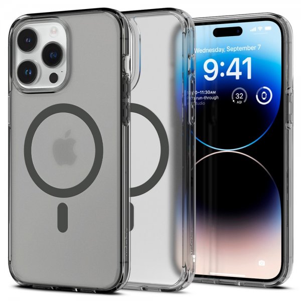 Spigen iPhone 14 Pro Cover Ultra Hybrid MagFit Frost Black