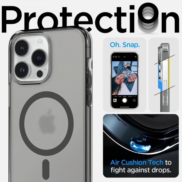 Spigen iPhone 14 Pro Cover Ultra Hybrid MagFit Frost Black
