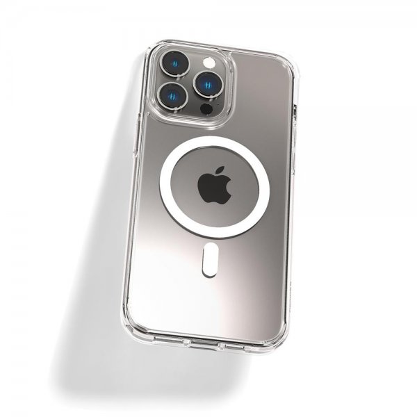Spigen iPhone 14 Pro Cover Ultra Hybrid MagFit Hvid