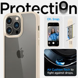 Spigen iPhone 14 Pro Cover Ultra Hybrid Sand Beige