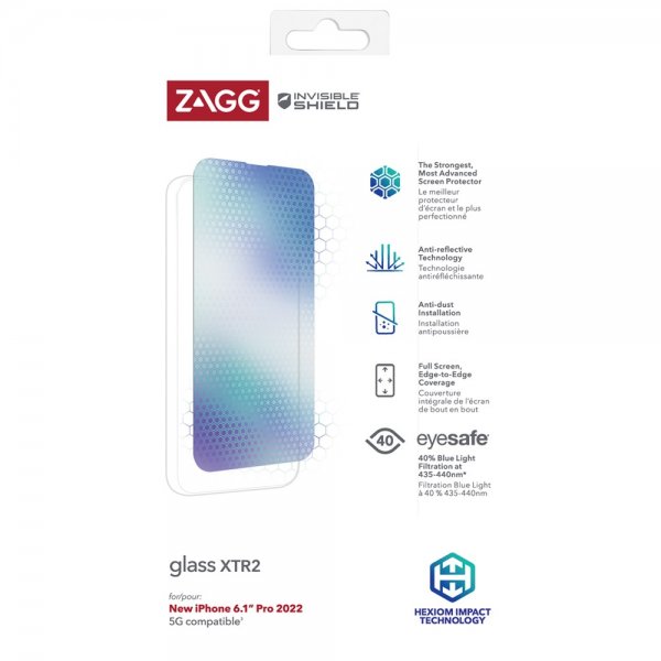 ZAGG InvisibleShield iPhone 14 Pro Skærmbeskytter Glass XTR2
