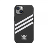 Adidas iPhone 14 Cover 3 Stripes Snap Case Sort Hvid