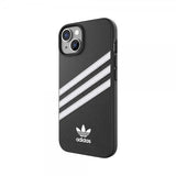 Adidas iPhone 14 Cover 3 Stripes Snap Case Sort Hvid