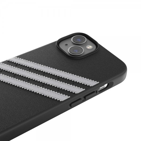Adidas iPhone 14 Cover 3 Stripes Snap Case Sort Hvid