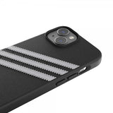 Adidas iPhone 14 Cover 3 Stripes Snap Case Sort Hvid