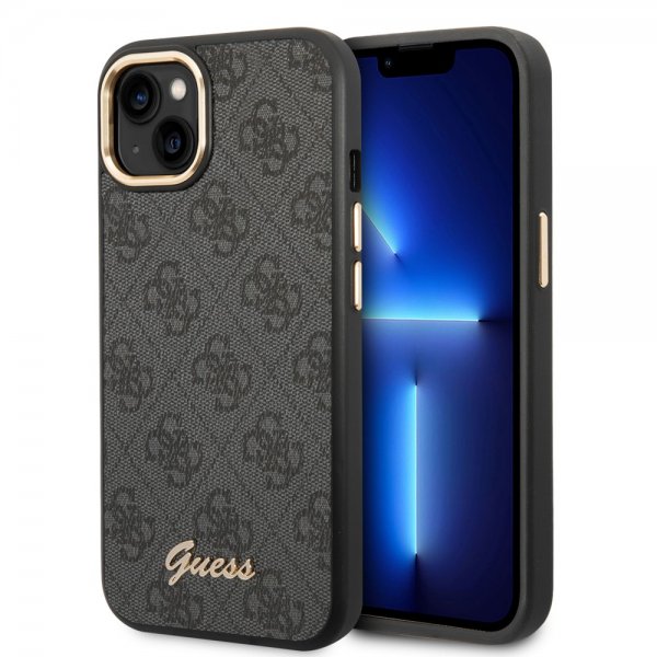 Guess iPhone 13/14/15 Cover 4G Logo Sort
