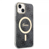 Guess iPhone 14 Cover 4G Pattern MagSafe Sort