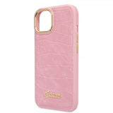 Guess iPhone 14 Cover Croco Rosa