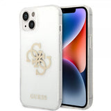 Guess iPhone 14 Cover Full Glitter Transparent