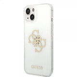 Guess iPhone 14 Cover Full Glitter Transparent