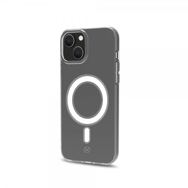 Celly iPhone 14 Cover GELSKINMAG MagSafe Transparent