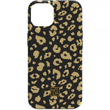 Richmond & Finch iPhone 14 Cover Gold Leopard