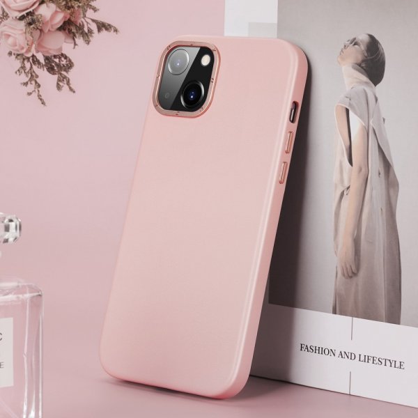 Dux Ducis iPhone 14 Cover Grit Series MagSafe Lyserød