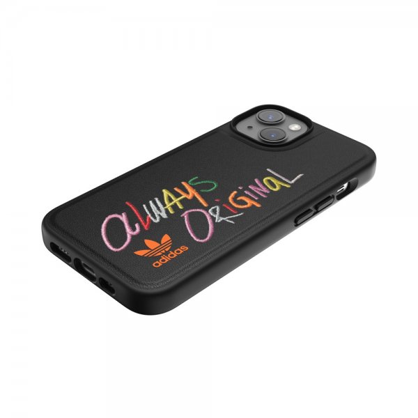 Adidas iPhone 14 Cover Inlay Embroidery Case Colorful