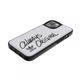 Adidas iPhone 14 Cover Inlay Embroidery Case Hvid Sort