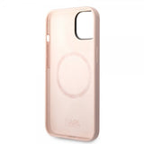 Karl Lagerfeld iPhone 14 Cover Liquid Silicone Karl MagSafe Rosa