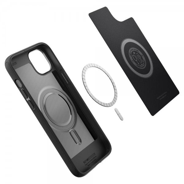 Spigen iPhone 14 Cover Mag Armor MagFit Mat Sort