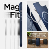 Spigen iPhone 14 Cover Mag Armor MagFit Navy Blue