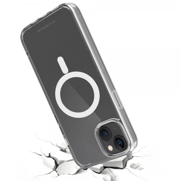 Vivanco iPhone 14 Cover Mag Steady Transparent