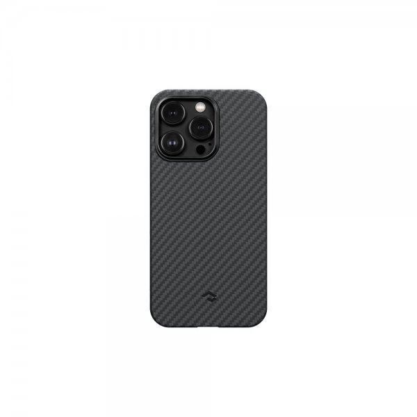 Pitaka iPhone 14 Cover MagEZ Case 3 Sort/Grå Twill