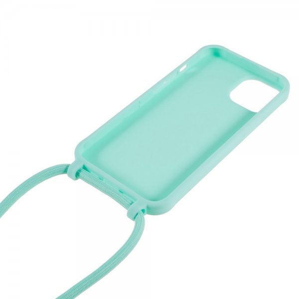 iPhone 14 Cover med Strop Grøn