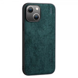 X-Level iPhone 14 Cover Mokkatekstur Grøn