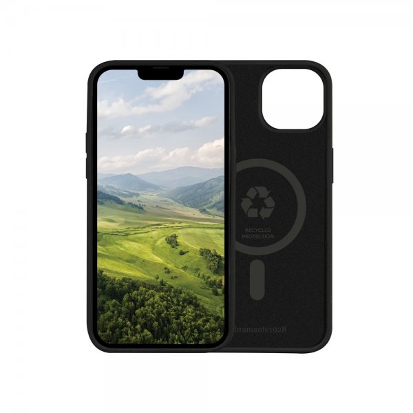dbramante1928 iPhone 13/iPhone 14 Cover Monaco MagSafe Night Black