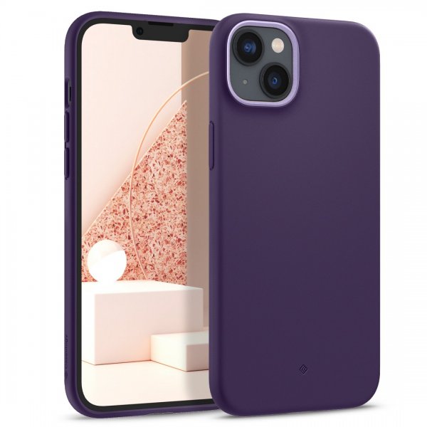 Caseology iPhone 14 Cover med Skærmbeskyttelse Nano Pop 360 Grape Purple