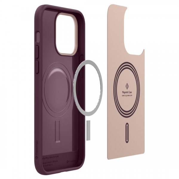 Caseology iPhone 14 Cover Nano Pop Mag Burgundy Bean