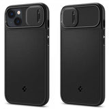 Spigen iPhone 14 Cover Optik Armor MagFit Sort