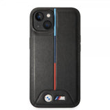 BMW iPhone 14 Cover Quilted Sort