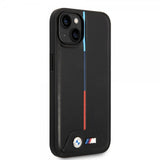 BMW iPhone 14 Cover Quilted Sort