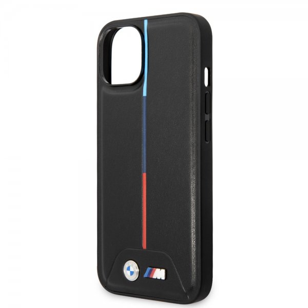 BMW iPhone 14 Cover Quilted Sort