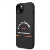 Karl Lagerfeld iPhone 14 Cover Rue St Guillaume Sort