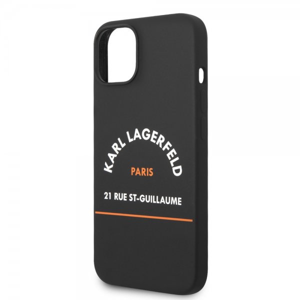 Karl Lagerfeld iPhone 14 Cover Rue St Guillaume Sort