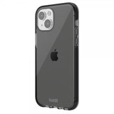 holdit iPhone 14 Cover Gennemsigtig Sort