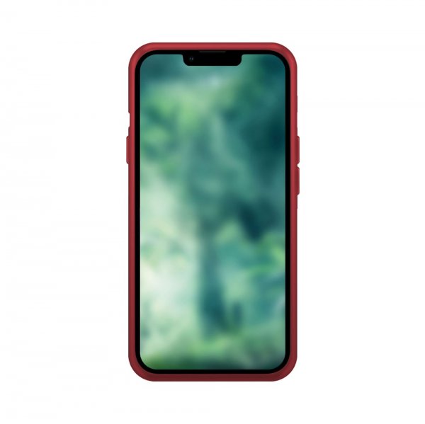 Xqisit iPhone 14 Cover Silicone Case Rød
