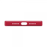 Xqisit iPhone 14 Cover Silicone Case Rød