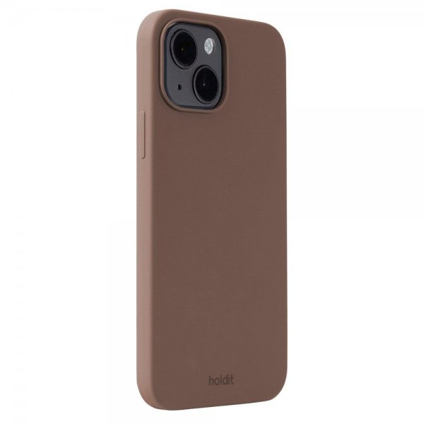 holdit iPhone 14 Cover Silikone Dark Brown