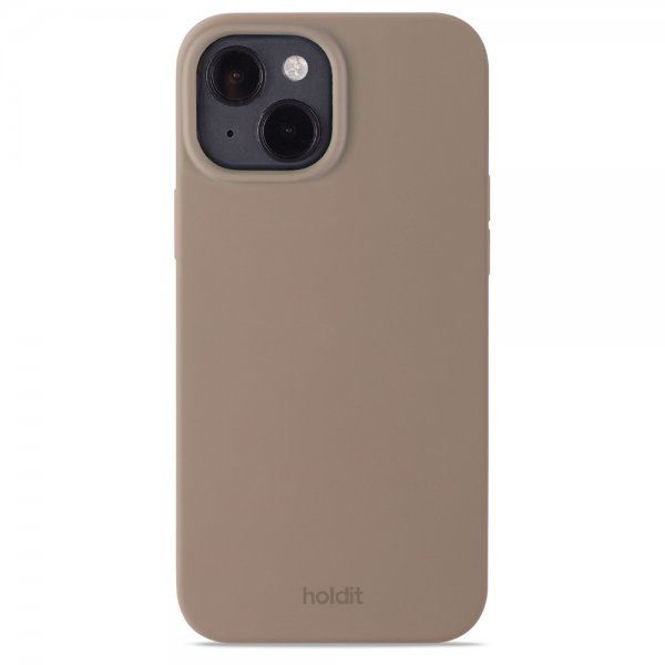 holdit iPhone 14 Cover Silikone Mocha Brown