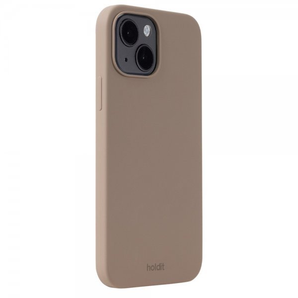 holdit iPhone 14 Cover Silikone Mocha Brown