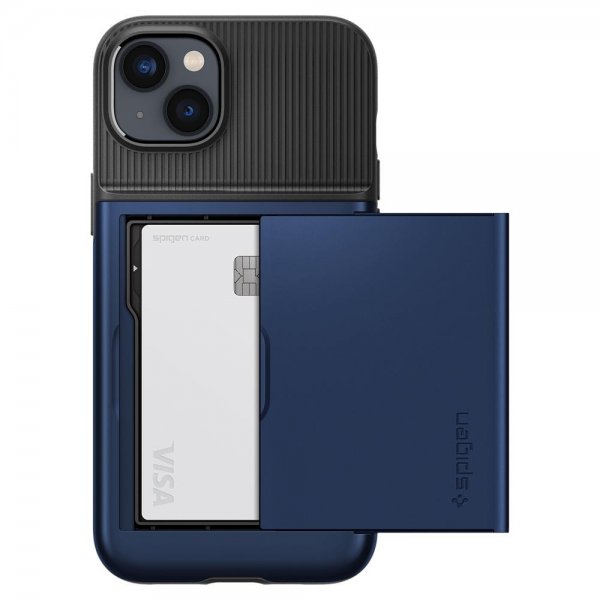 Spigen iPhone 14 Cover Slim Armor CS Navy Blue