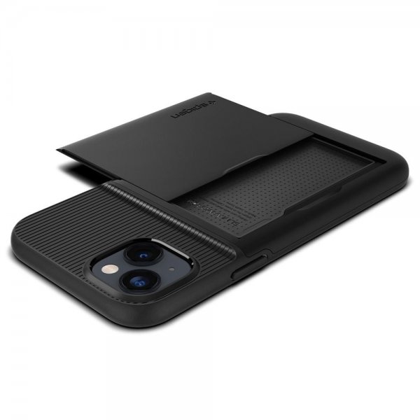 Spigen iPhone 14 Cover Slim Armor CS Sort