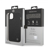 Mercedes Benz iPhone 14 Cover Star Pattern Sort
