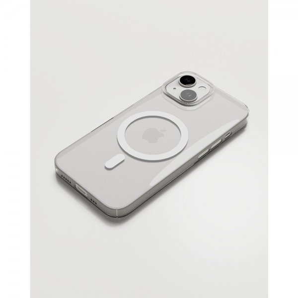 Nudient iPhone 14 Cover Thin Case MagSafe Transparent